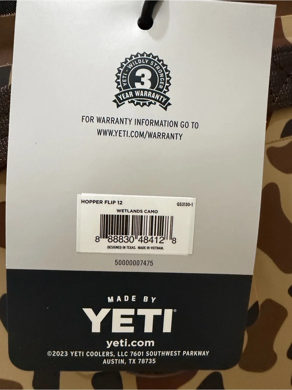 Yeti Hopper Flip 12 Wetlands Camo
